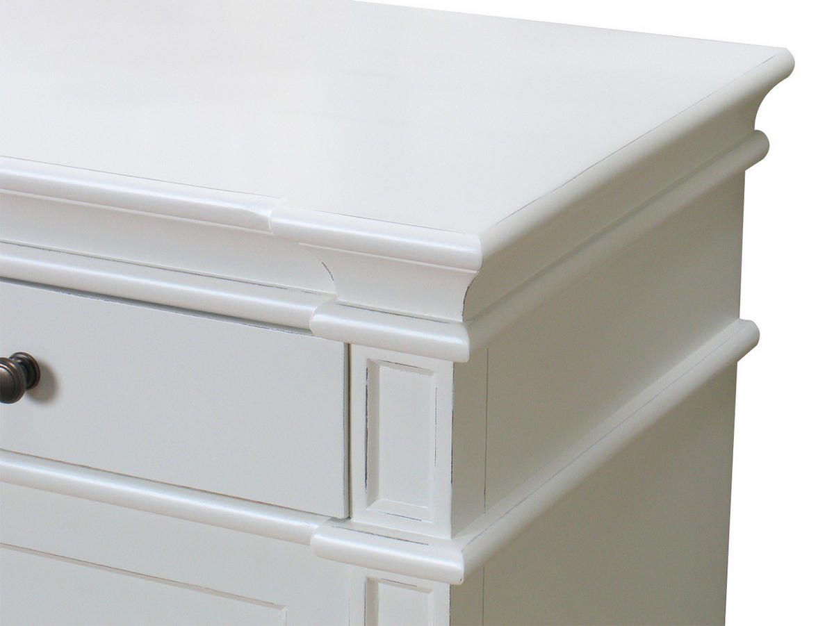 SIDEBOARD antik weiß - Weiß, Holzwerkstoff (142/86/45cm) - ebuy24