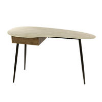 SCHMINKTISCH Travino 88 62/127/77 cm - Beige, Keramik (62/127/77cm) - Hoyz Collection