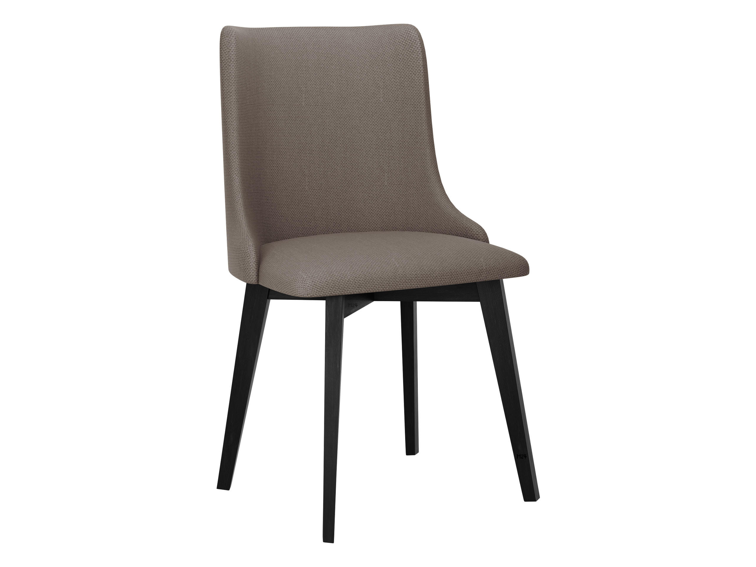 STUHL Monti 5, Holzfarbe: Schwarz - Schwarz/Bronzefarben, Holz (48/83/53cm) - MIRJAN24