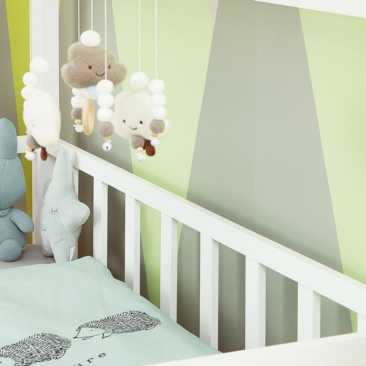 KINDERBETT 80/200 cm Bodenbett Weiß - Weiß, Holz (80/160cm) - Homestyle4u