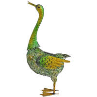 LED AUSSENLEUCHTE Ente Bunt - Multicolor, Metall (31/16/63cm)