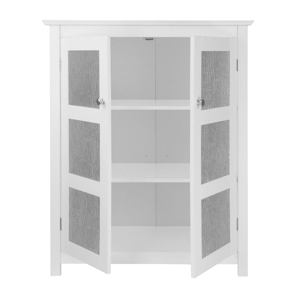 SCHRANK Weiß - Weiß, Holzwerkstoff (34.9/86.4/86.4cm) - Teamson Home