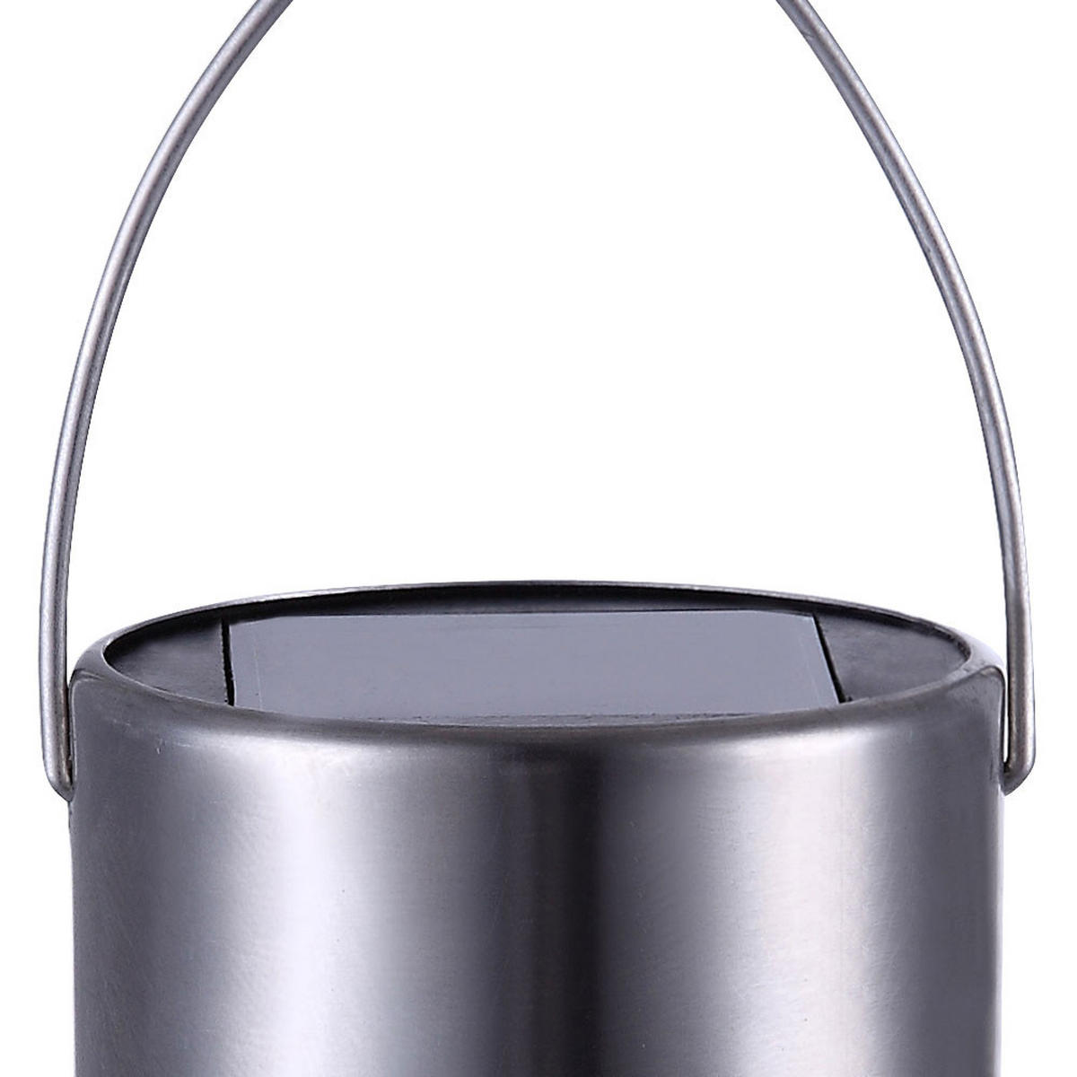 LED AUSSENLEUCHTE Kugel Edelstahl Silber 2er Set - Silberfarben, Kunststoff (6.5/6.5/15.7cm) - Globo Lighting