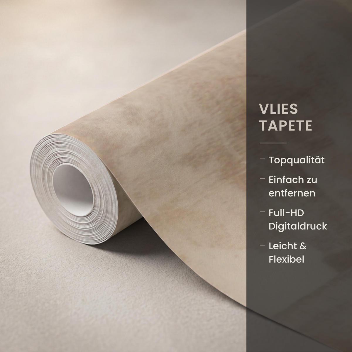 TAPETE - Frau - Gold - Abstrakt - Textur - 260x220 cm - Goldfarben, Papier (260/220cm) - OnlyWow