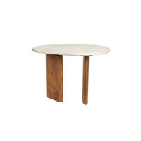 BEISTELLTISCH Tanda - Beige - 56/37/39 cm - Beige, Stein (56/37/39cm)