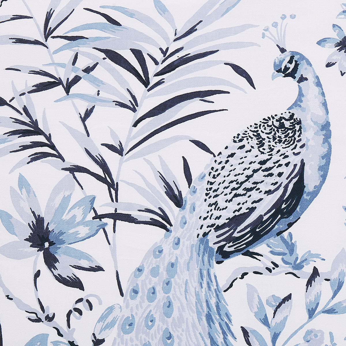 BETTWÄSCHE SET Ballard 155x220 cm - Blau, Textil (155/220cm) - Beliani