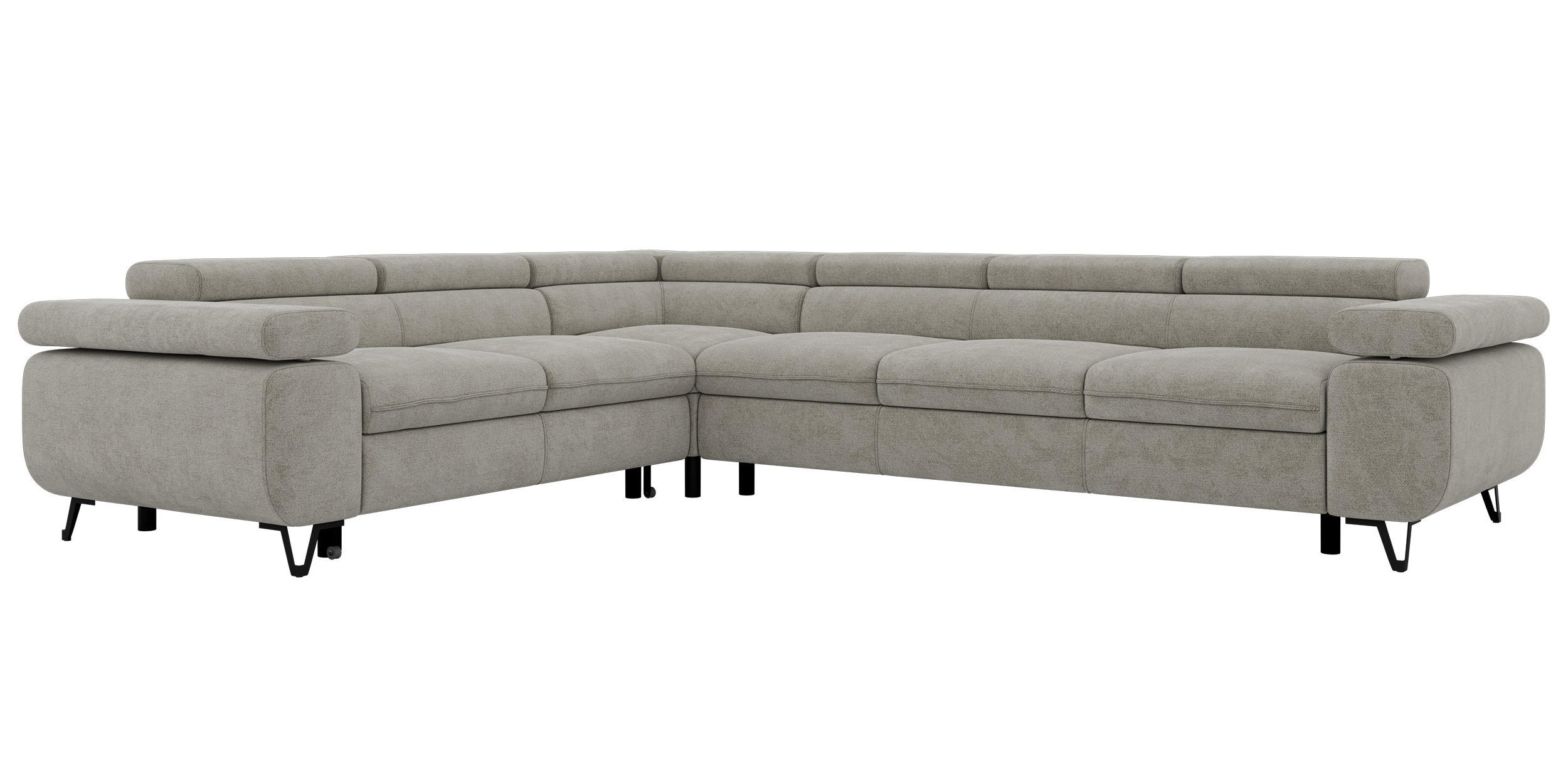 MKS Ecksofa Hellgrau 329x269 cm