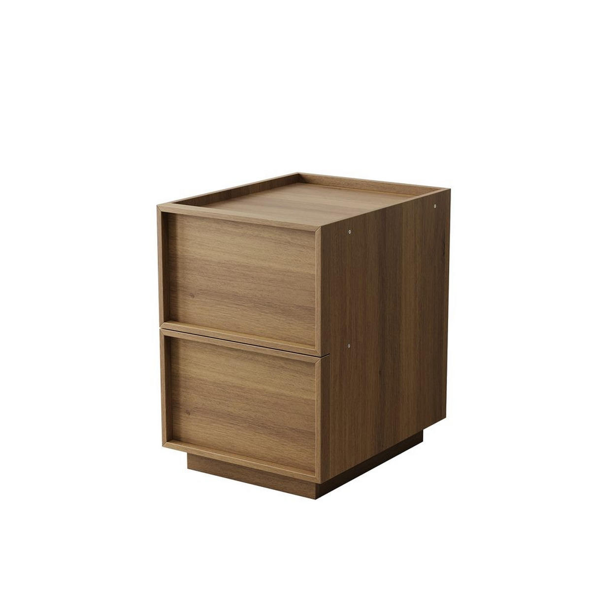NACHTISCH EICHE 38X48X50, GRIFFLOS, MID-CENTURY - Eichefarben, Holzwerkstoff (48/50/38cm)