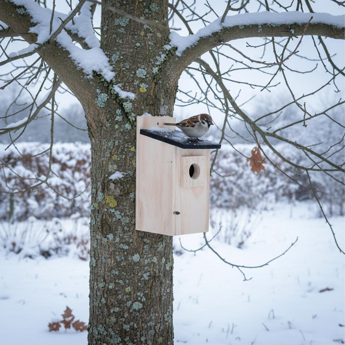 NISTKASTEN - Hellbraun, Holz (16/27/12cm) - Relaxdays