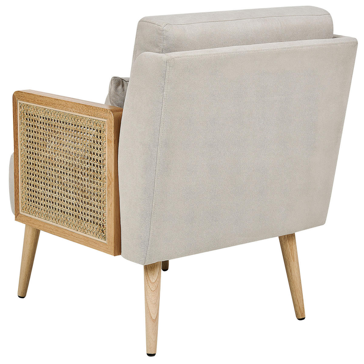 SESSEL Polsterbezug Beige Orum - Beige, Textil (60/80/78cm) - Beliani