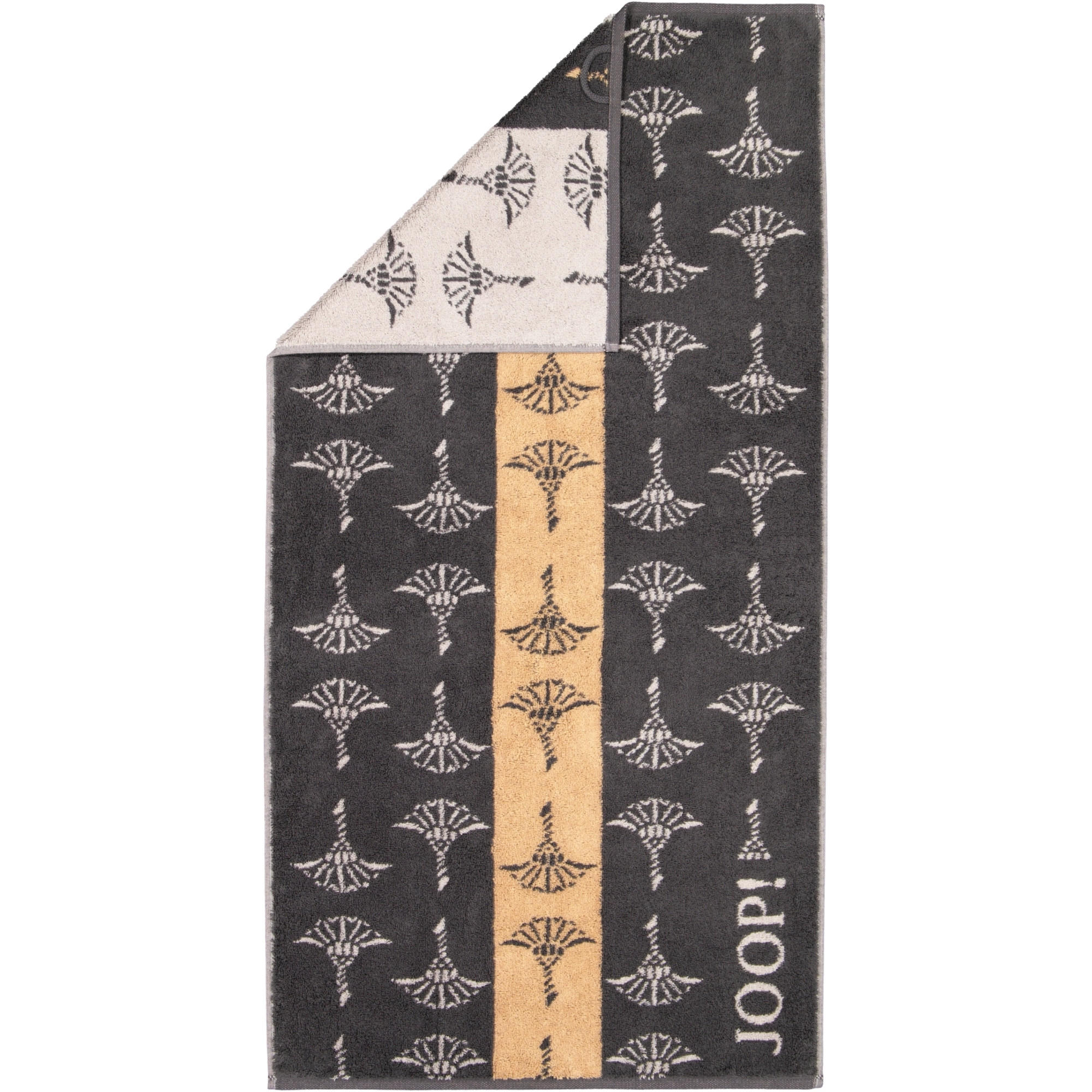 HANDTUCH DIVIDED CORNFLOWER 1706 STEIN - 73 - Grau, Textil (50/100cm) - Joop!