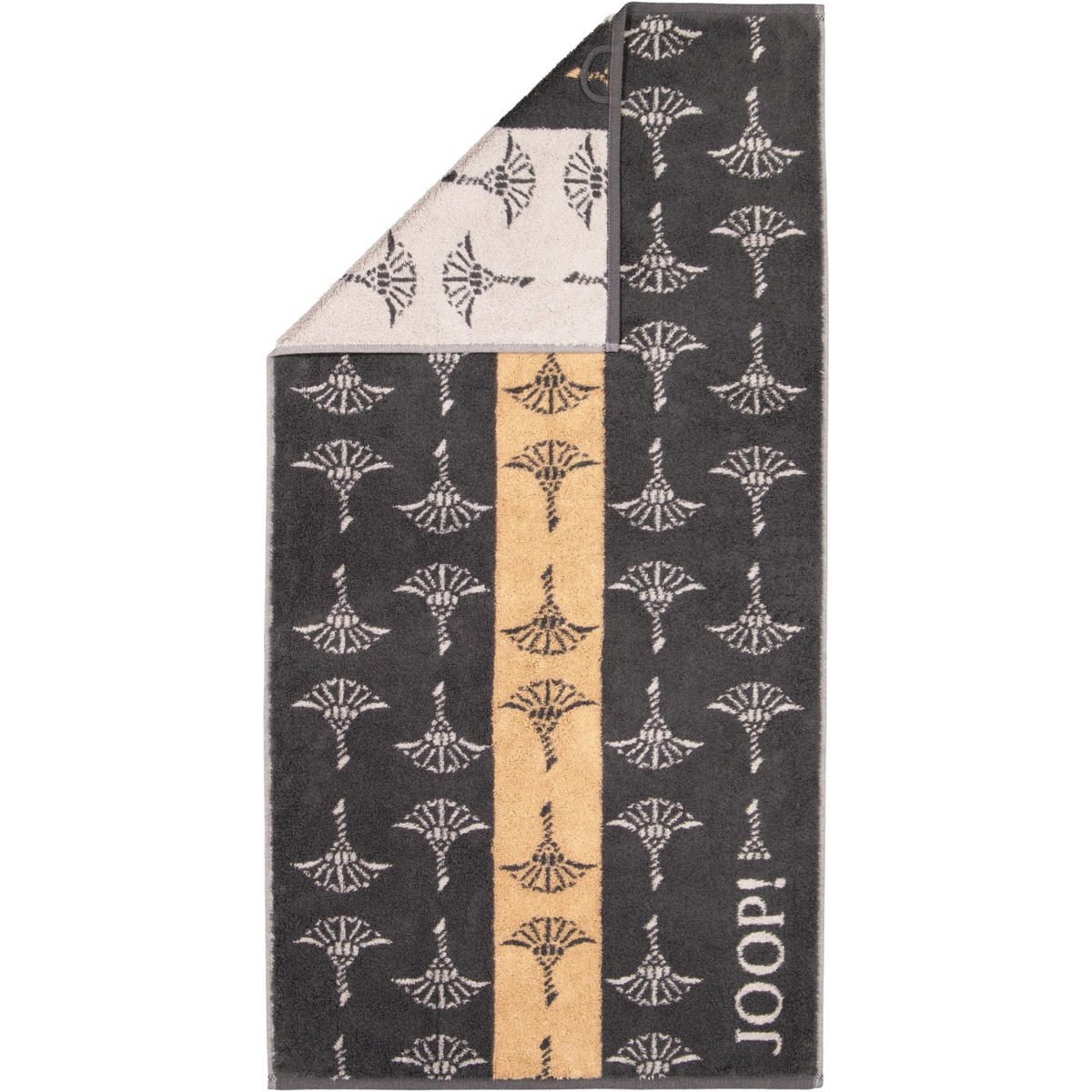 HANDTUCH DIVIDED CORNFLOWER 1706 STEIN - 73 - Grau, Textil (50/100cm) - Joop!