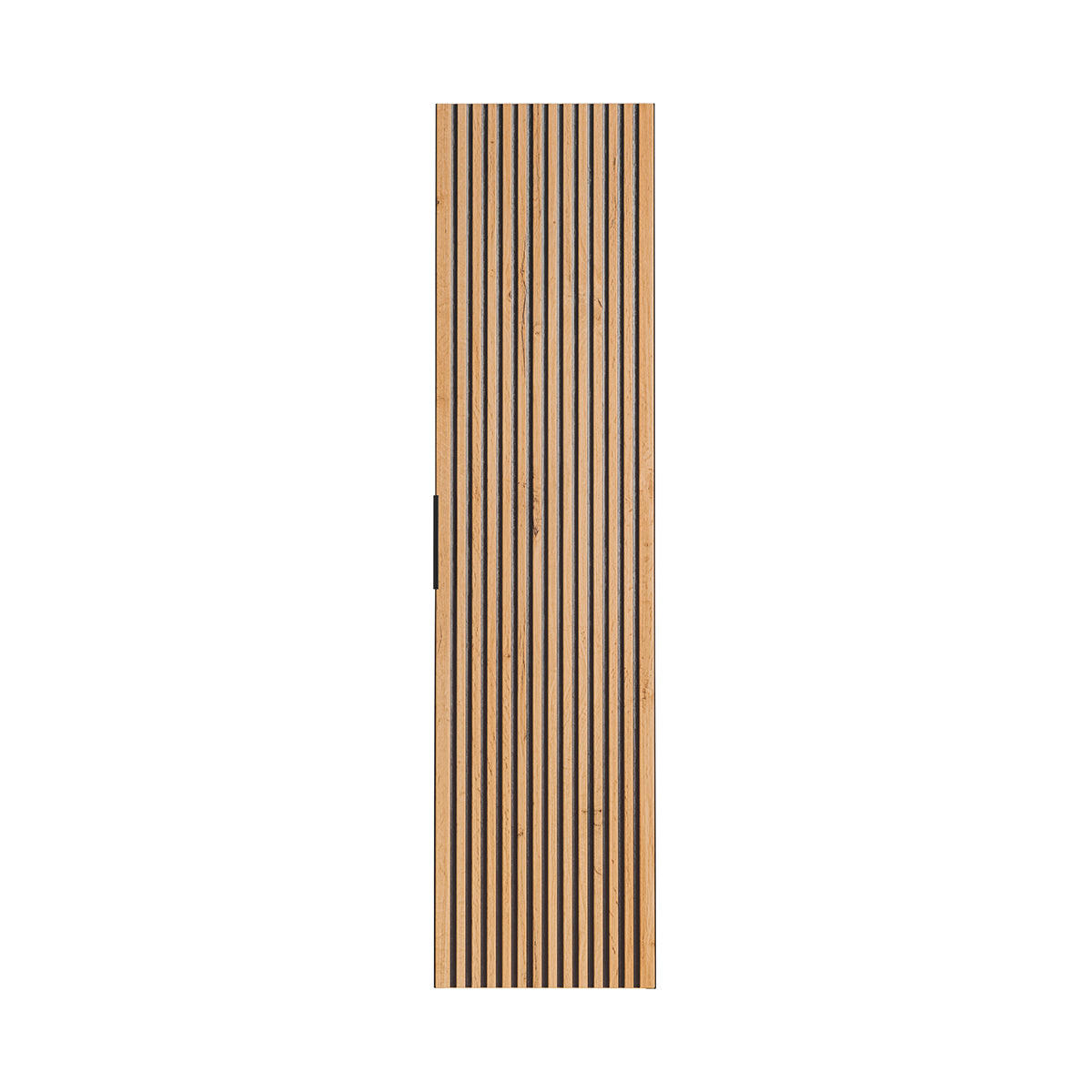 ZÁVESNÁ SKRINKA Gaia Dubové drevo a čierna farba - čierna, kompozitné drevo (35/140/25cm) - Petits-meubles