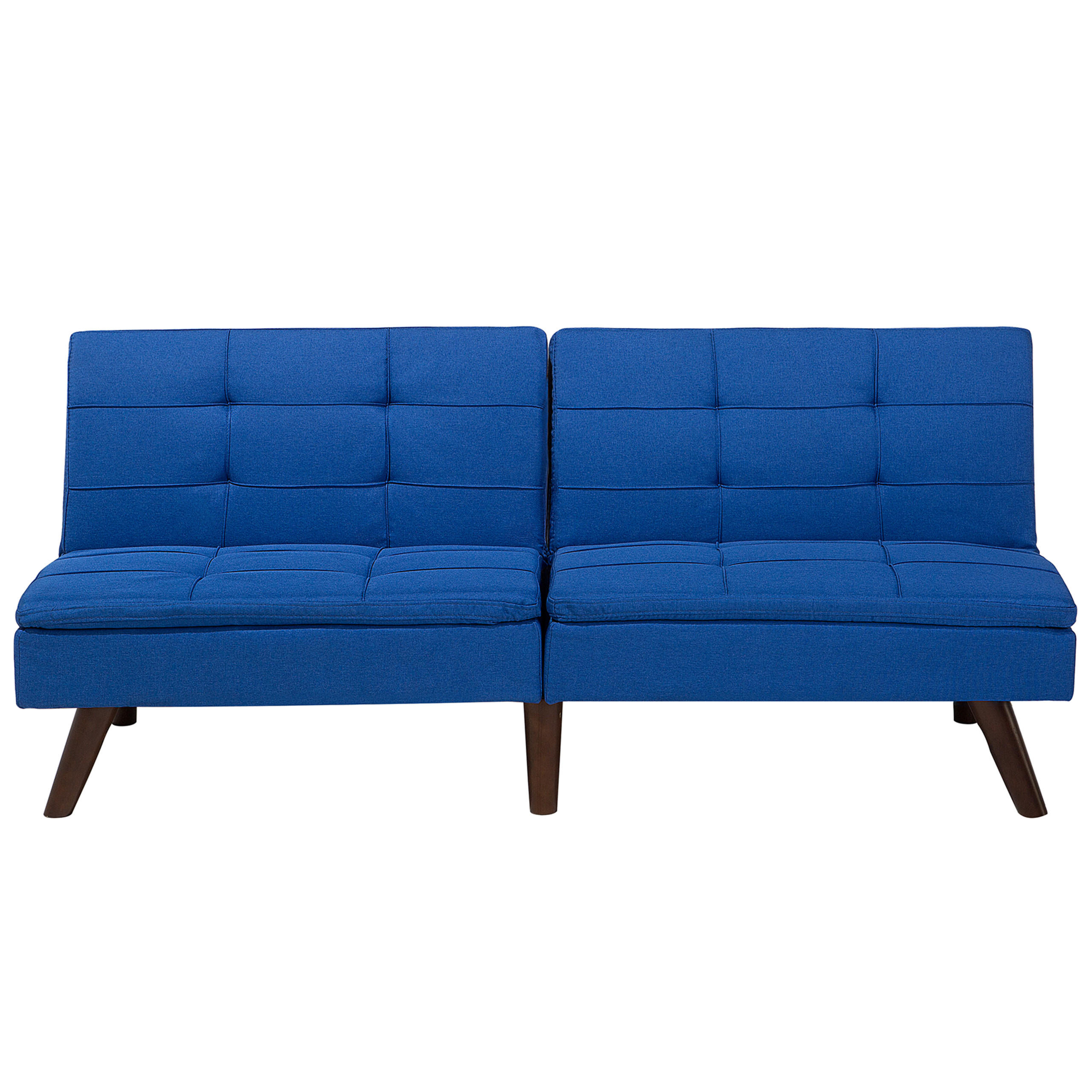 3-SITZER-SCHLAFSOFA Polyester Blau Ronne - Hellblau, Textil (180/76/95cm) - Beliani