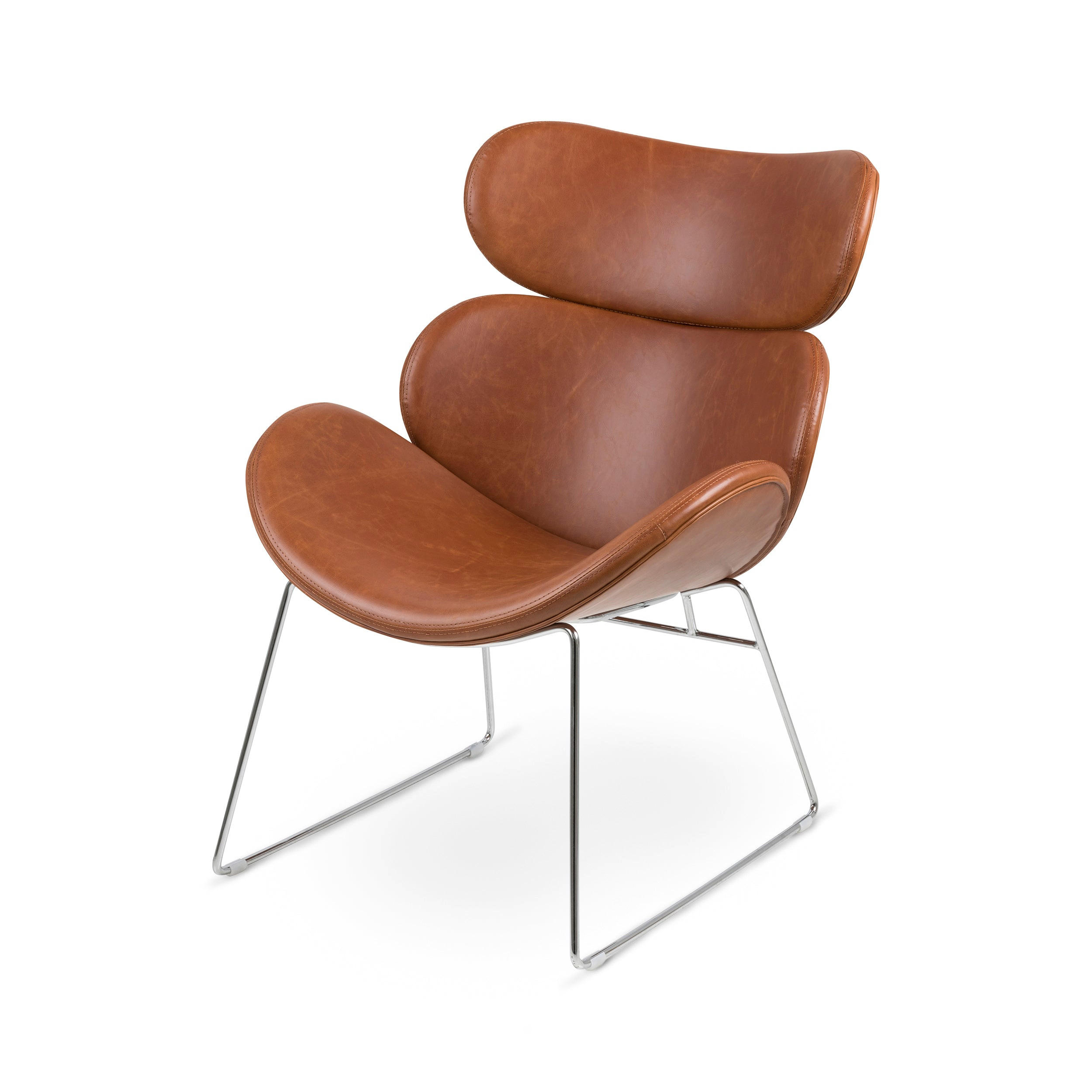 Pillovely Loftsessel Braun 69x90.5x78.5 cm