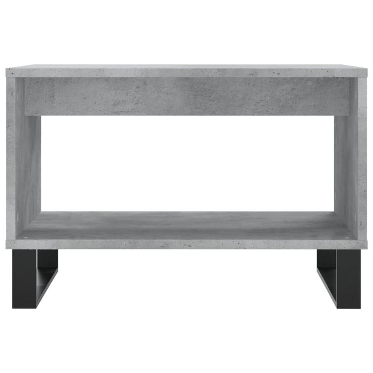 COUCHTISCH Betongrau 60x50x40 cm Holzwerkstoff - Grau, Holzwerkstoff (50/60/40cm) - furnicato