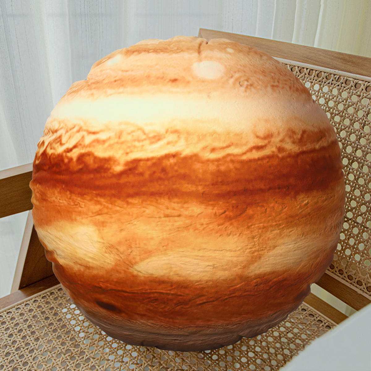 KISSEN Planet Universum Jupiter 25cm - Gelb, Textil (25/6cm) - Vercart