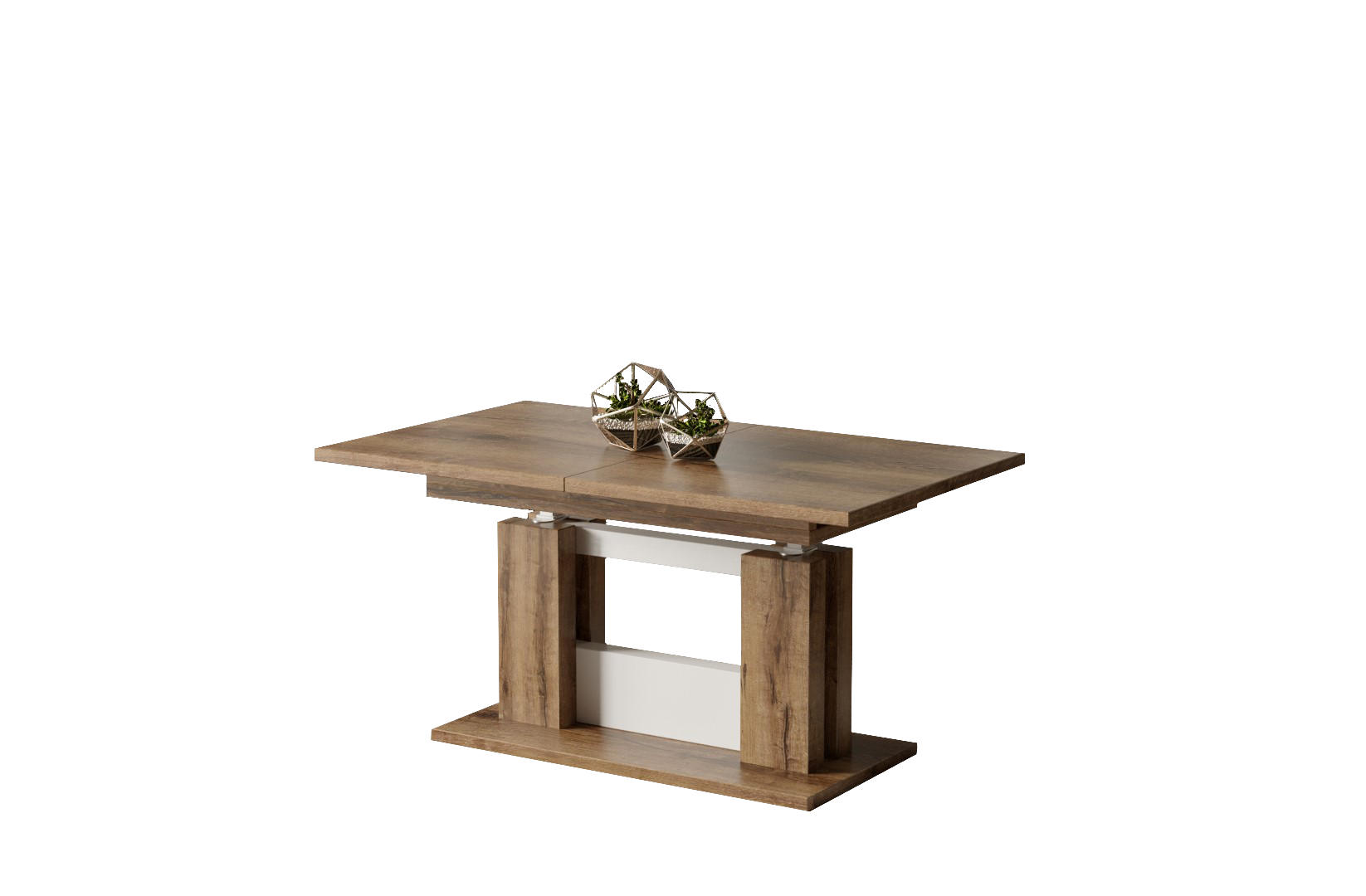 Endo-Moebel Couchtisch Mooreiche 65x58x110 cm