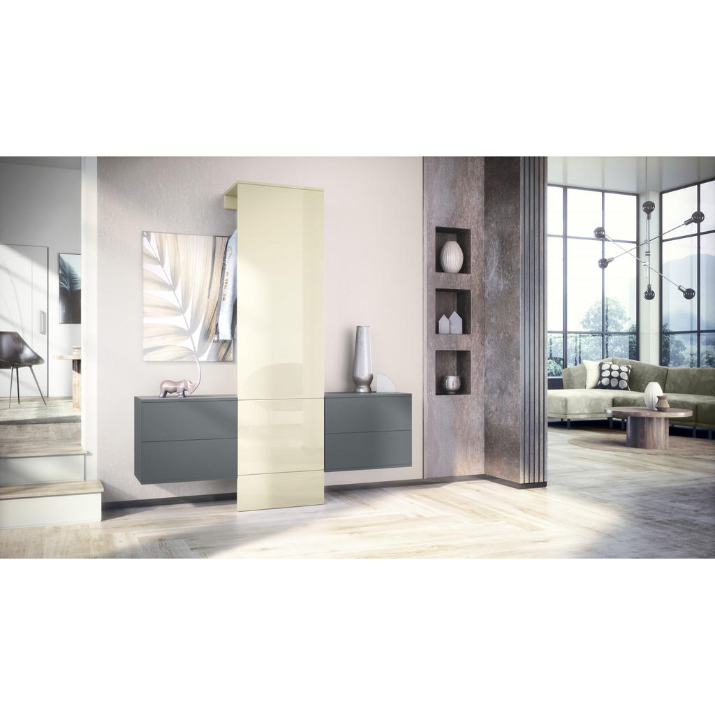 Thumbnail - Vladon Garderobe, Creme, Holzwerkstoff, 157x193x35 cm, Garderobe, Garderoben-Sets & Serien, Garderoben-Sets