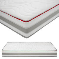 KALTSCHAUMMATRATZE FLEXX Höhe 25cm 160x200cm - Weiß, Textil (160/200cm) - Arensberger