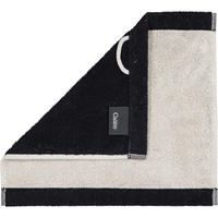 GÄSTETUCH LIFESTYLE SPLASH 7071 PLATIN/SCHWARZ - 79 - Grau, Textil (30/30cm) - Cawoe