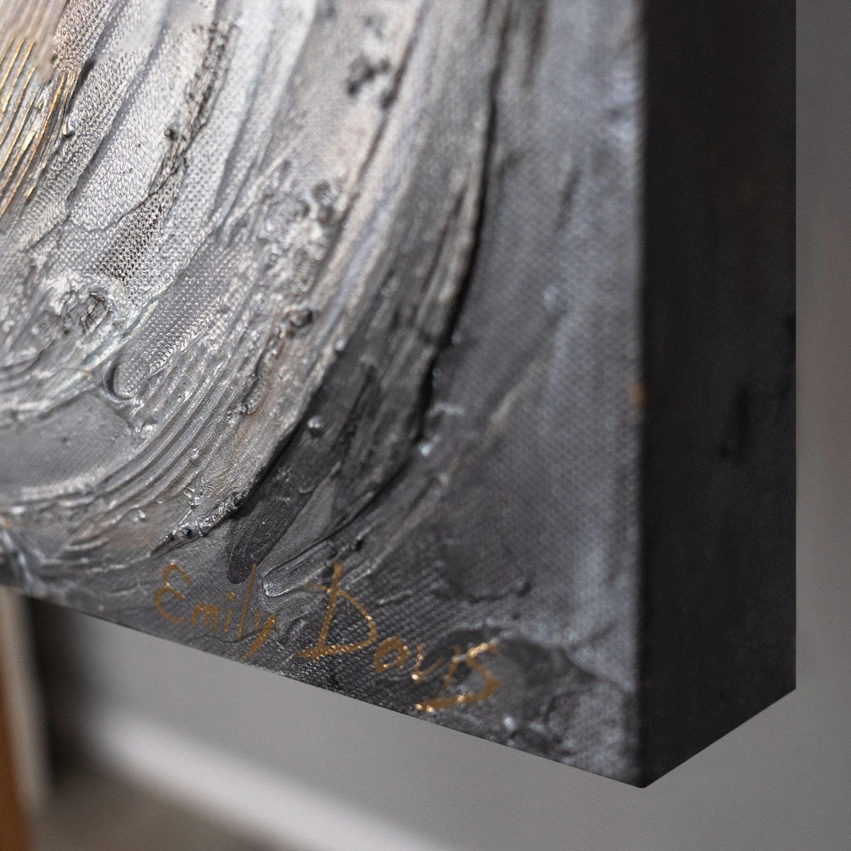 GEMÄLDE Gold der Winde auf Keilrahmen 115x50 cm - Multicolor, Holz (115/50cm) - YS-art gallery