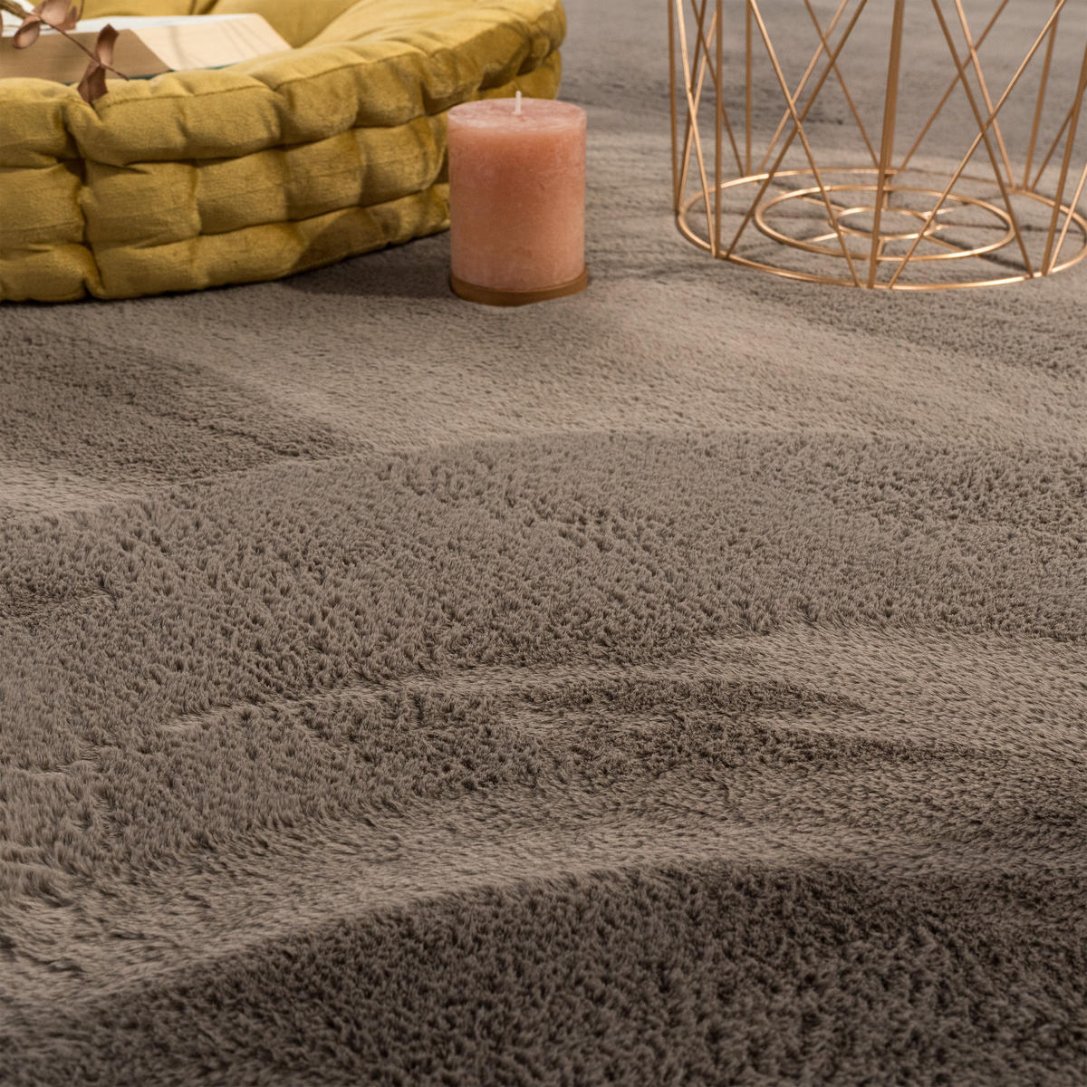 HOCHFLORTEPPICH 240/340 cm Soft 380 - Taupe, Textil (240/340cm) - Paco Home