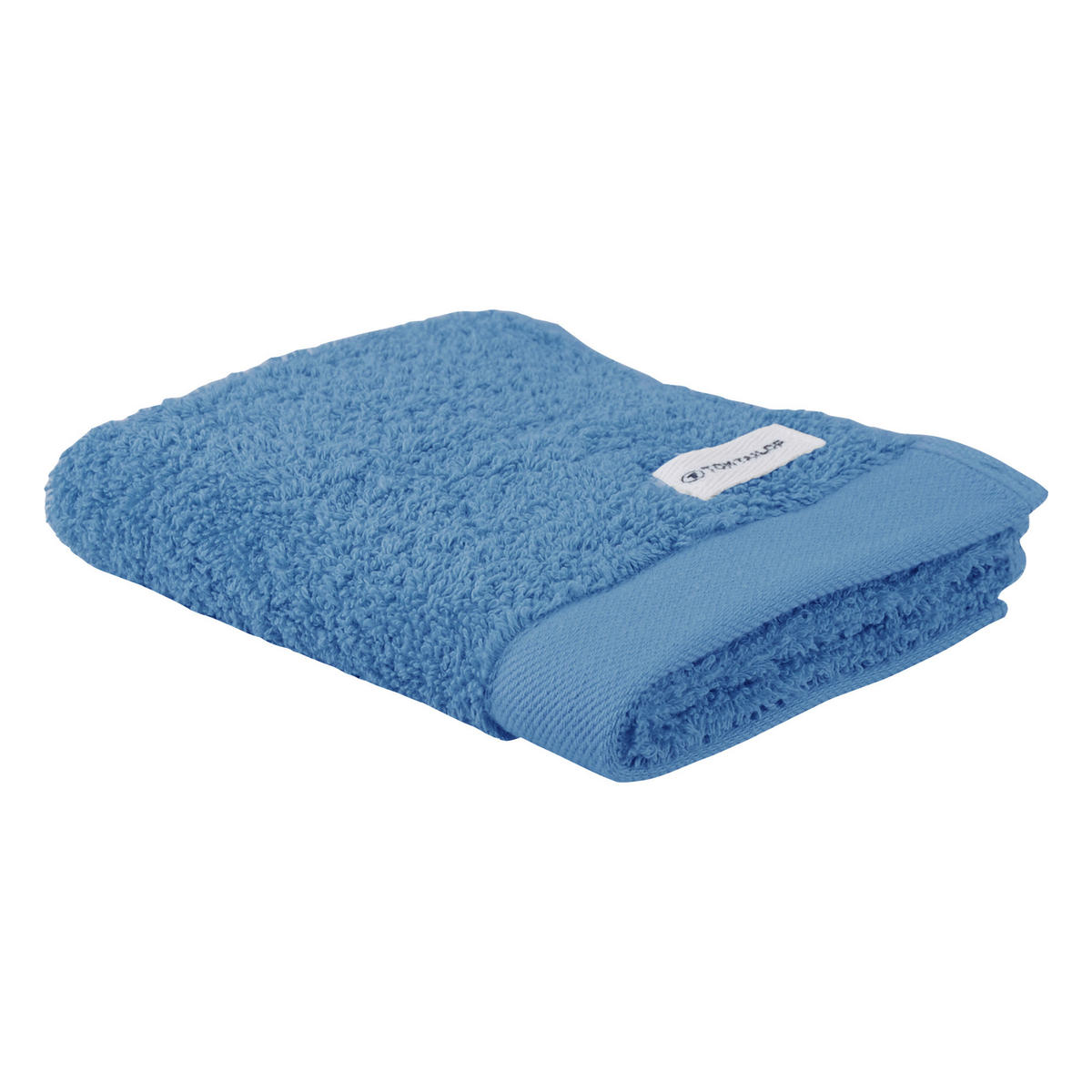 HANDTUCH-SET Color Bath, 12-tlg. Blau 100% Baumwolle - Blau, Naturmaterialien (60/120cm) - Tom Tailor