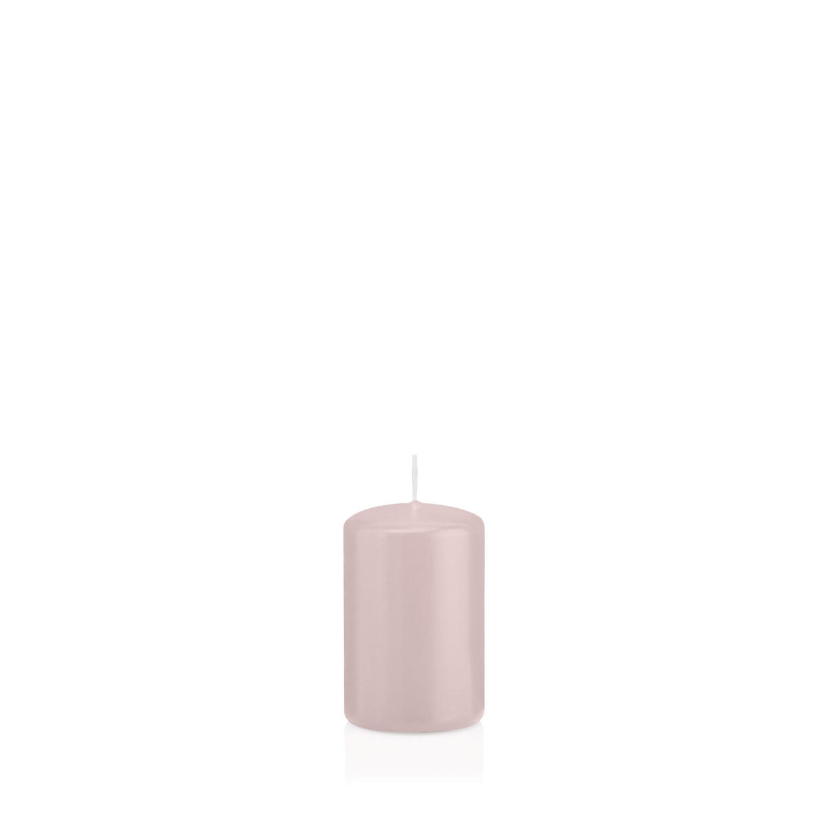 STUMPENKERZEN Rosé Ø 48 x 80 mm, 24 Stück - Rosa, Paraffin (5/8cm) - Wiedemann Kerzen