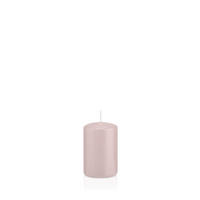 STUMPENKERZEN Rosé Ø 48 x 80 mm, 24 Stück - Rosa, Paraffin (5/8cm) - Wiedemann Kerzen