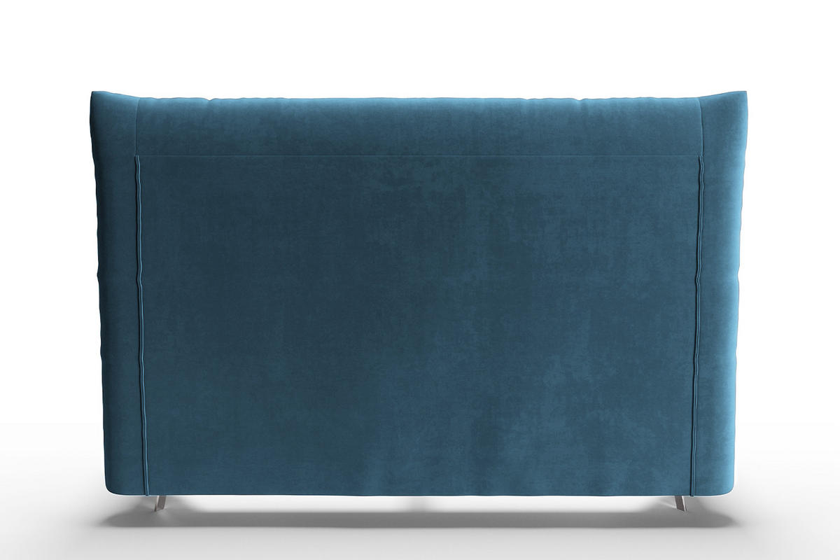 POLSTERBETT ANNY Petrol Massivholz - Petrol, Textil (200/200cm) - KAWOLA