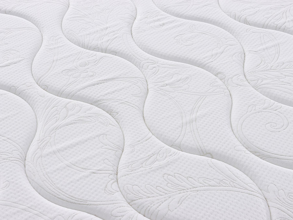 STANDARDMATRATZE - 1 Person - stoff - weiß Wolkentanz - Weiß, Textil (90/200cm) - Vente-Unique