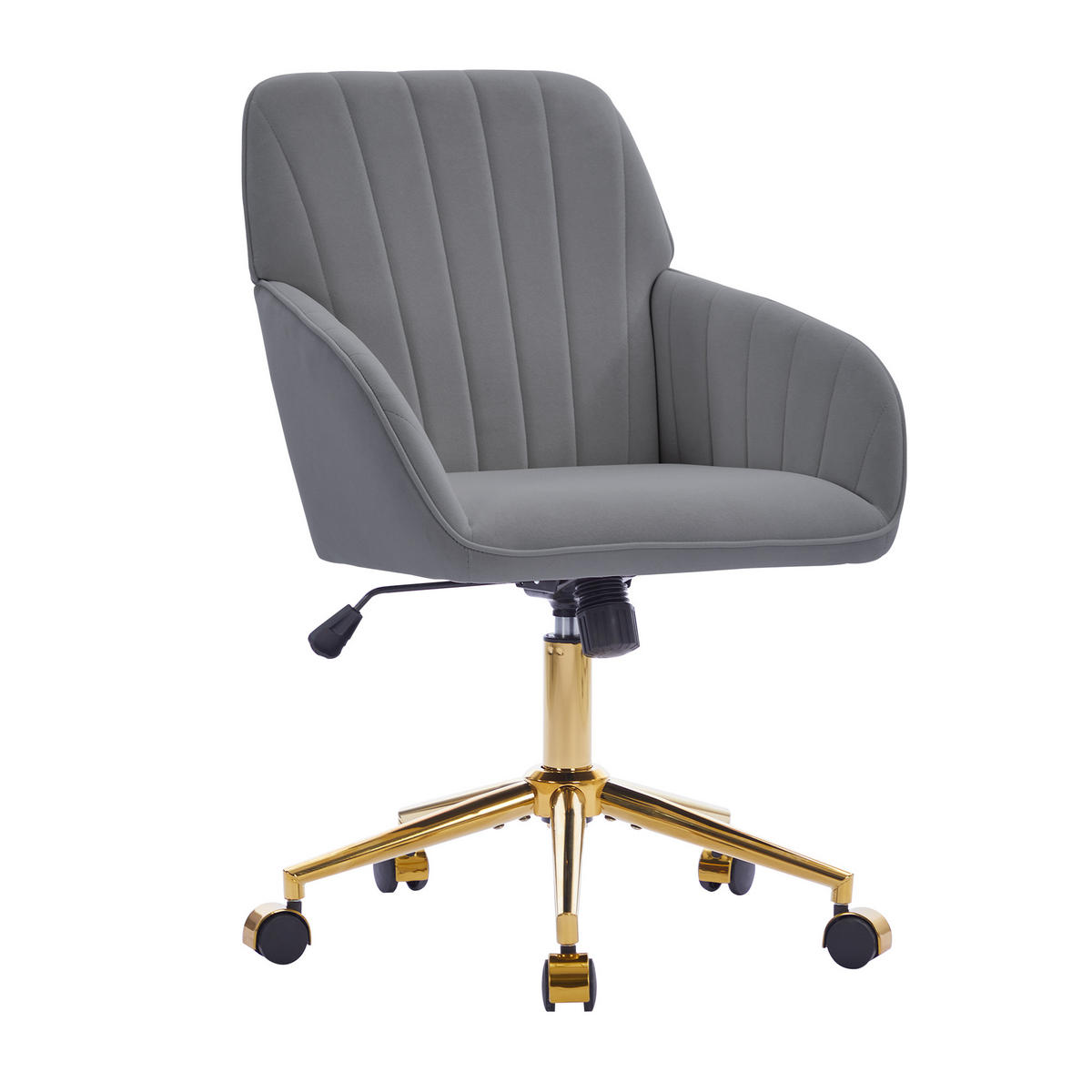 BÜROSTUHL Grau 62/60/97 cm - Grau, Metall (62/97/60cm) - PANGIVO