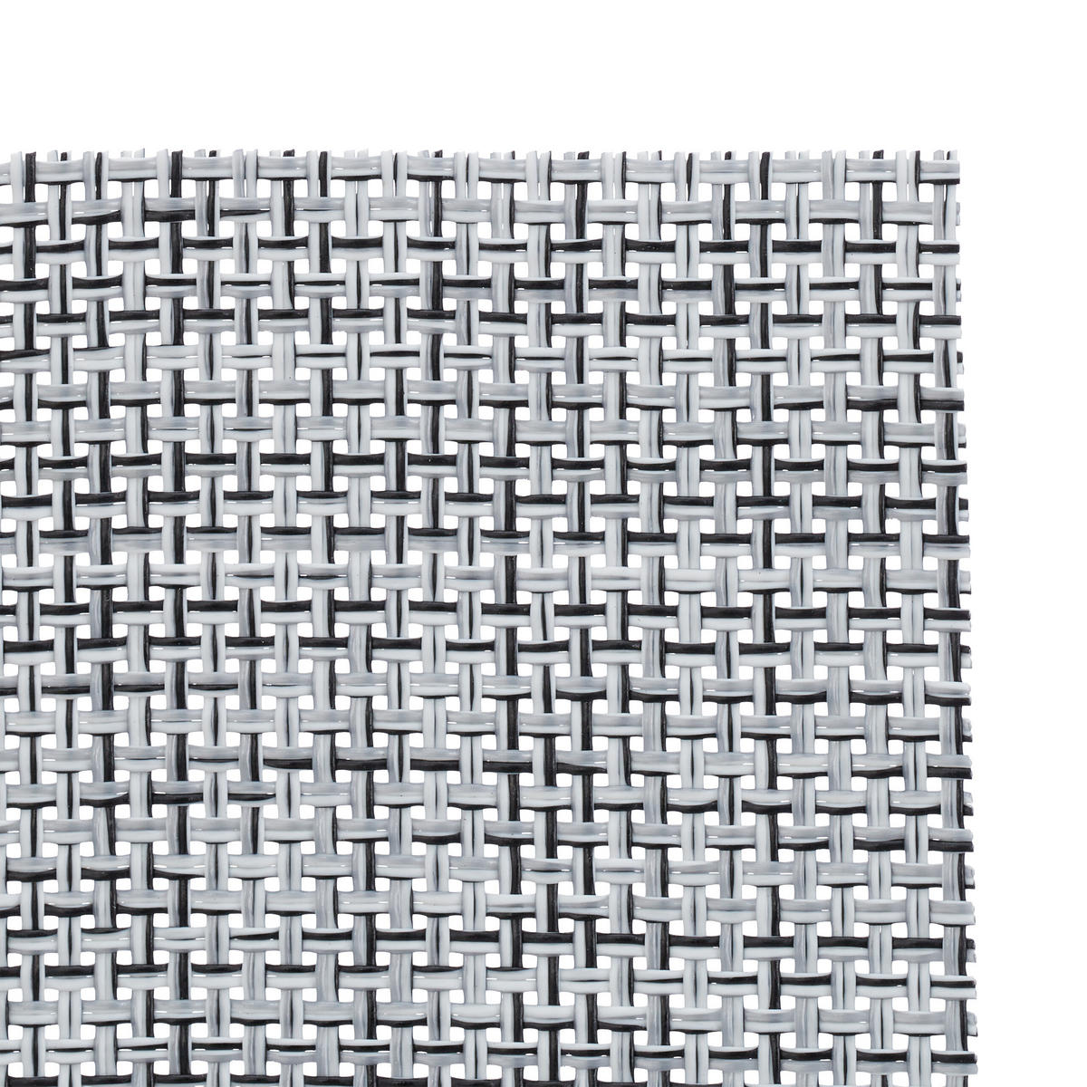 6TLG.TISCHSET - Grau, Kunststoff/Textil (30/45/0.1cm) - Relaxdays
