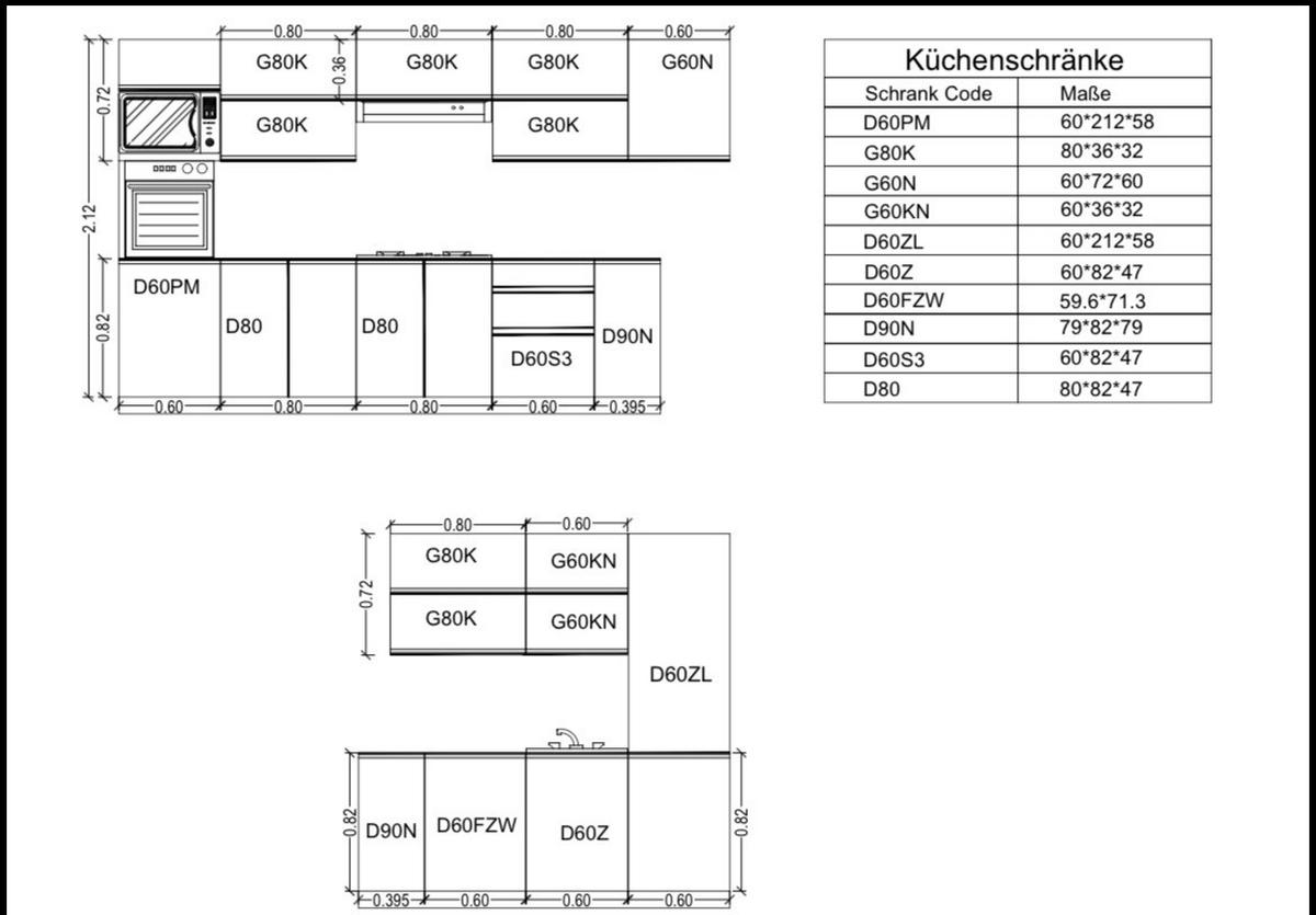WINKELKÜCHE 360cm x 260cm- Langen KL11-M360 - in Artisan Eiche - Eiche Artisan, Holz (620/212/58cm)