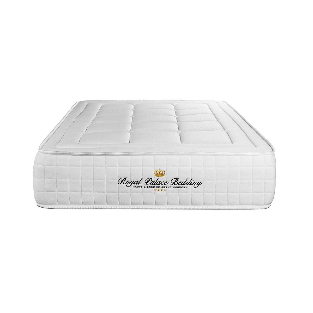 MATRATZE Balmoral Memory-Schaum 100 x 220 cm h3 - Weiß, Textil (100/220cm) - ROYAL PALACE BEDDING
