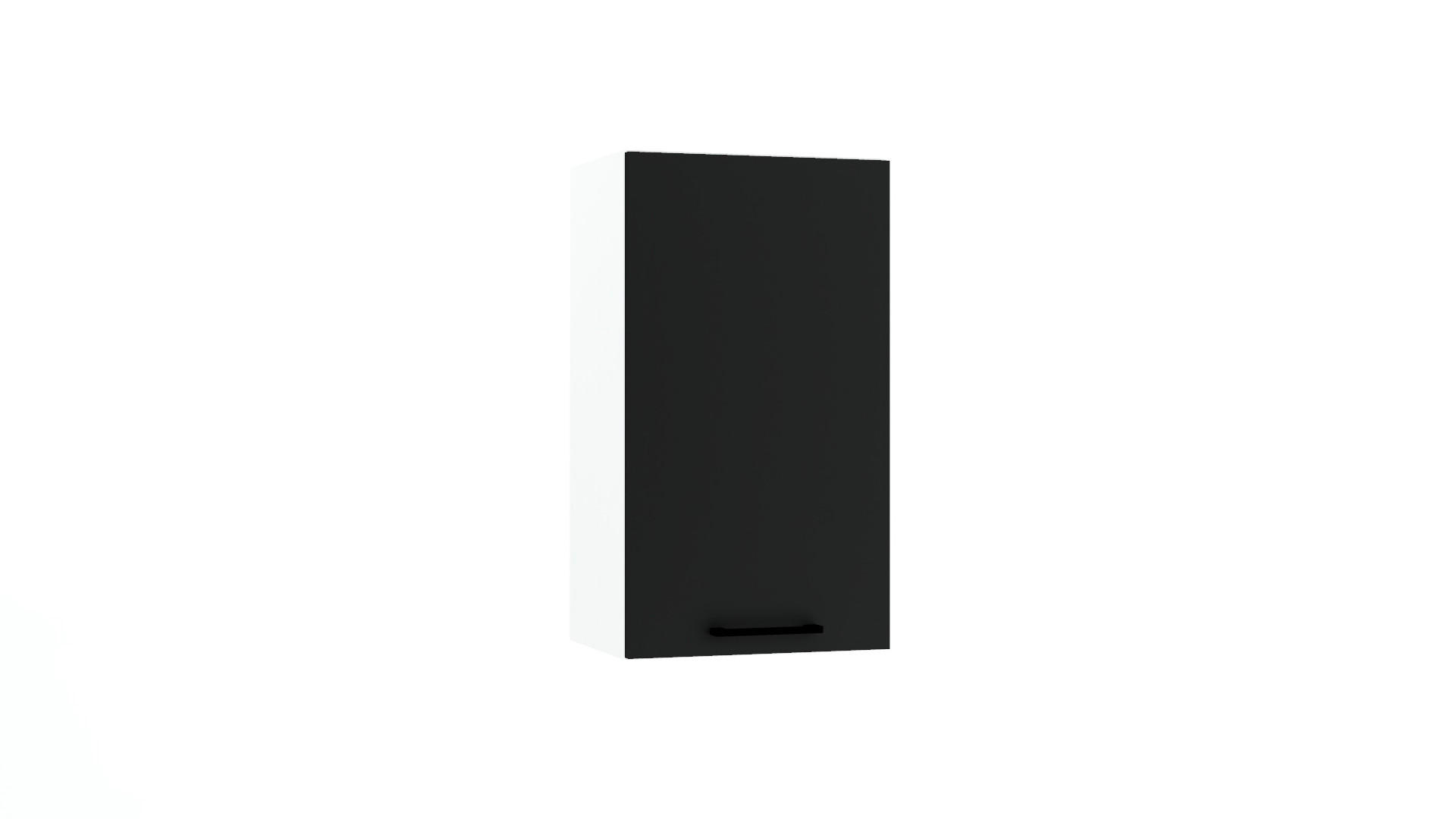 HÄNGESCHRANK W40 P/L - Morvex - Zeitlose Küchenlösung - Schwarz, Holz (40/72/30cm) - ROYAL24_MARKT