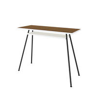 BÜROTISCH Kost Colors 100x40 cm – modernes Design in Schwarz - Schwarz, Holzwerkstoff (40/100/75cm) - Letti Moderni