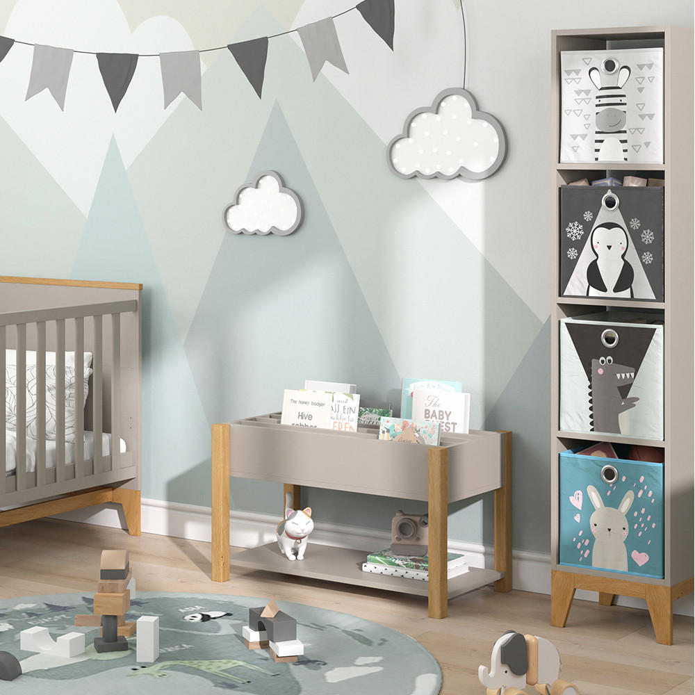 KINDERREGAL Malia Cashmere-Eiche 80 x 46 cm - Kaschmir, Holzwerkstoff (80/46/40cm) - VitaliSpa