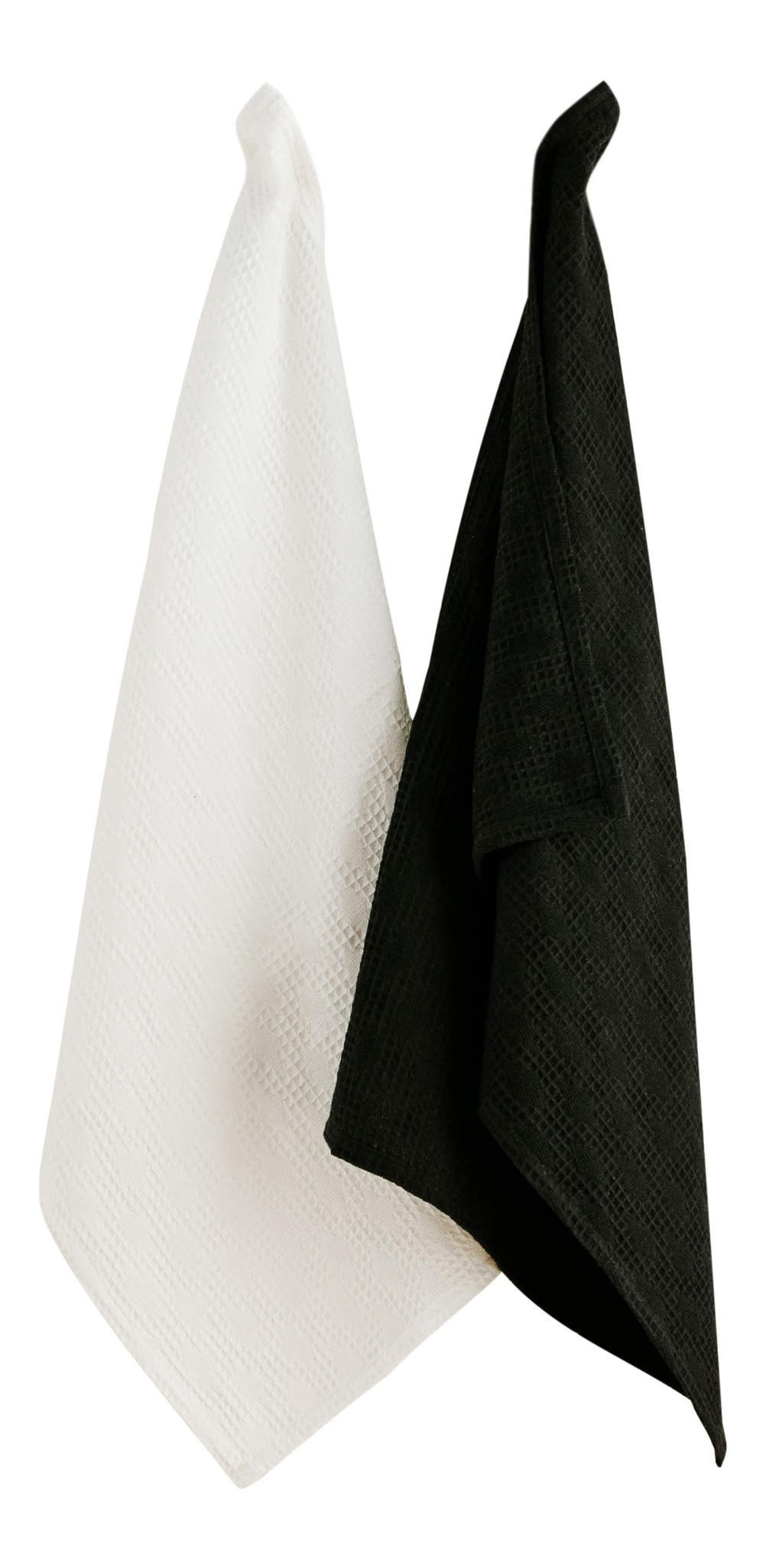 GESCHIRRTUCH-SET Disheri - Schwarz, Textil (45/65cm) - home&you