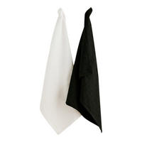 GESCHIRRTUCH-SET Disheri - Schwarz, Textil (45/65cm) - home&you