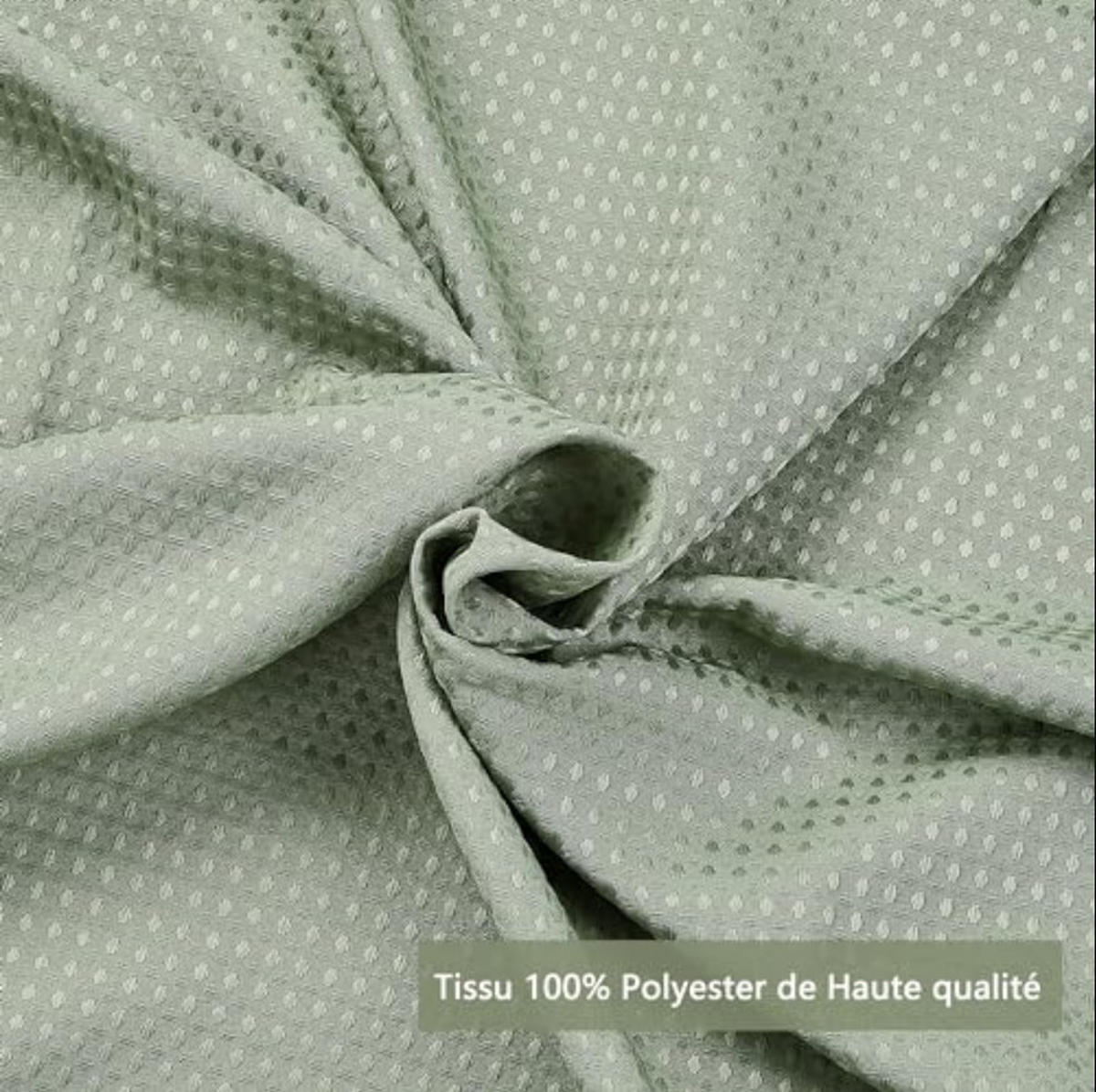 DUSCHVORHANG 150 cm x 180 cm Grün - Grün, Textil (180/150cm) - Vallsero