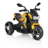 ELEKTROMOTORRAD Colombo gelb Scheinwerfer, zwei Motoren, MP3, bis 7 km/h - Gelb, Kunststoff (81/41/45cm) - Moni
