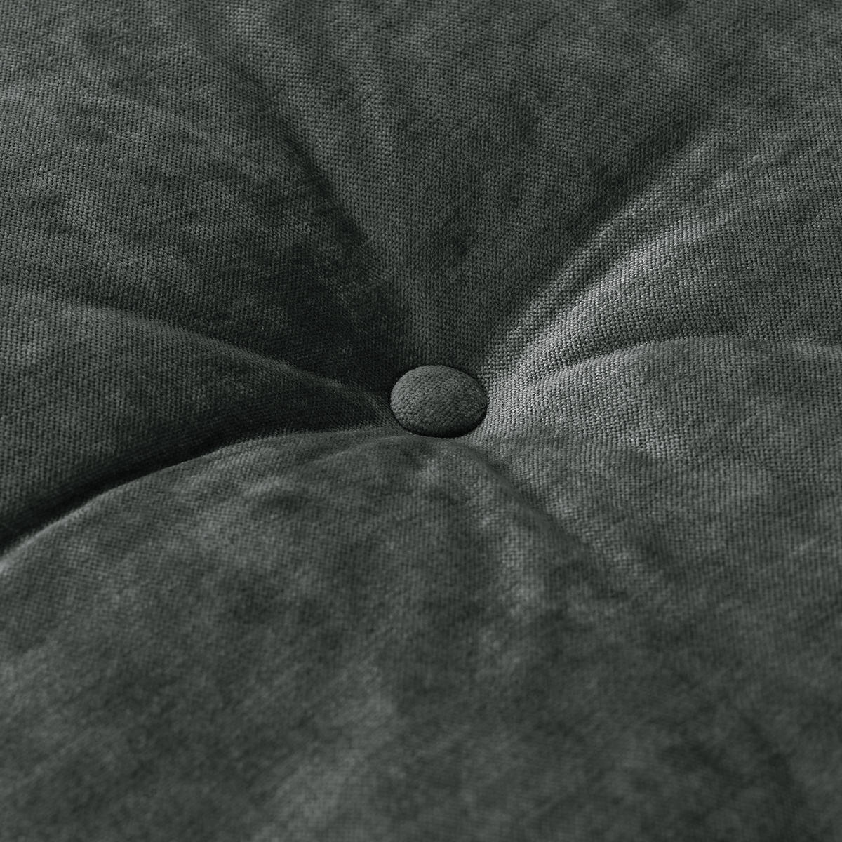 SITZWÜRFEL - Samt - Anthrazit, Textil (47/42/47cm) - home24