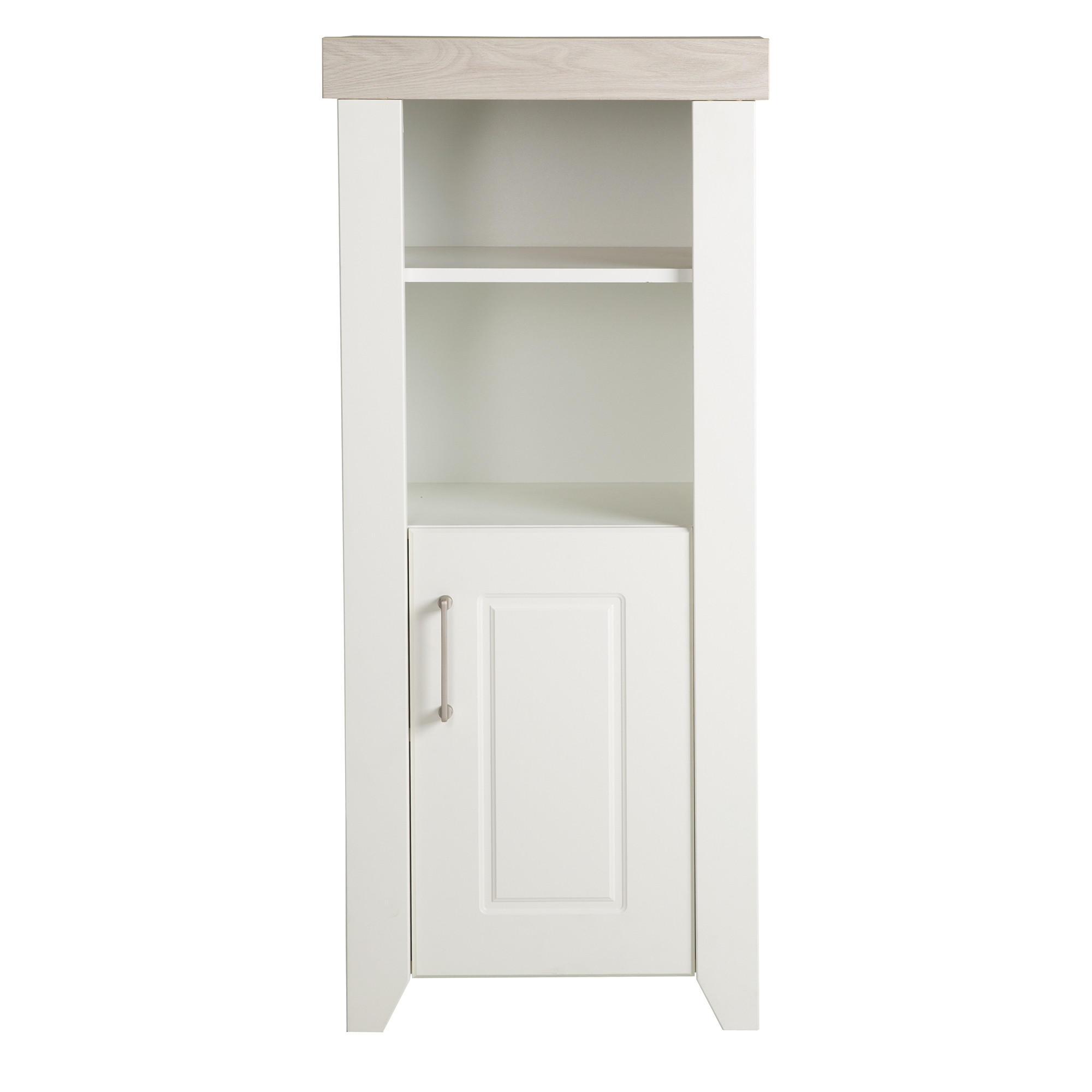 STANDREGAL Felicia - Weiß, Holzwerkstoff (49/115/42cm) - Roba