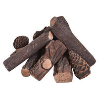 KAMINZUBEHOR Grün - Grün, Kunststoff (8cm) - COSTWAY