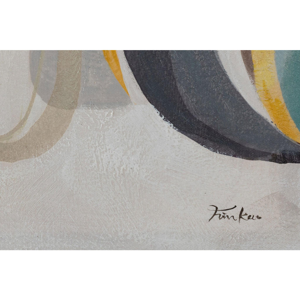 Thumbnail - Kunstloft Acrylbild, Grau, Beige, Textil, Holz, 40x40 cm, Bilder und Zubehör, Wandbilder, Leinwandbilder