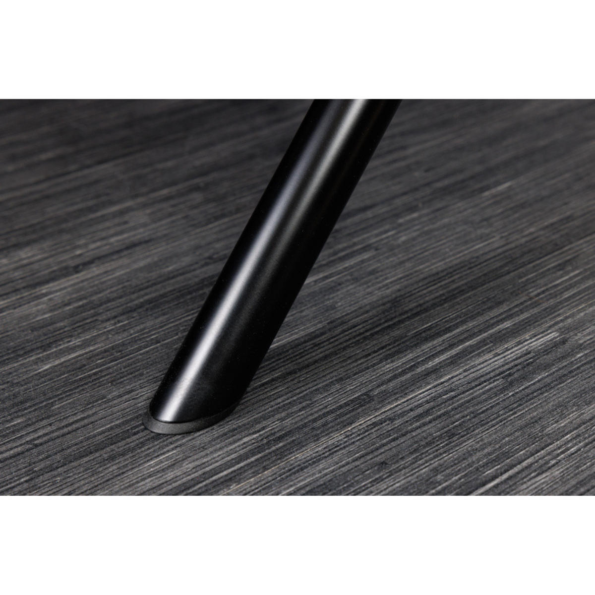 STUHL BIG GEORGE Echtleder, Microfaser Schwarz, Anthrazit - Grau, Leder/Textil (58/88/66cm) - riess-ambiente
