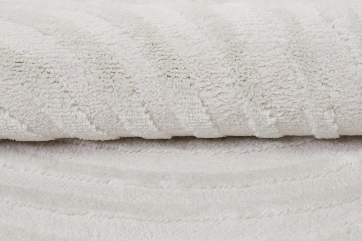 TEPPICH HYGGE Weiß 300/400 cm - Weiß, Kunststoff (300/400cm) - Tapiso