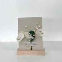 WEIHNACHTSKARTEN mit Trockenblumen - Frohe Weihnachten - Frohe Weihnachten / grün - Grün, Naturmaterialien (10.5/14.8cm) - Lykke & You